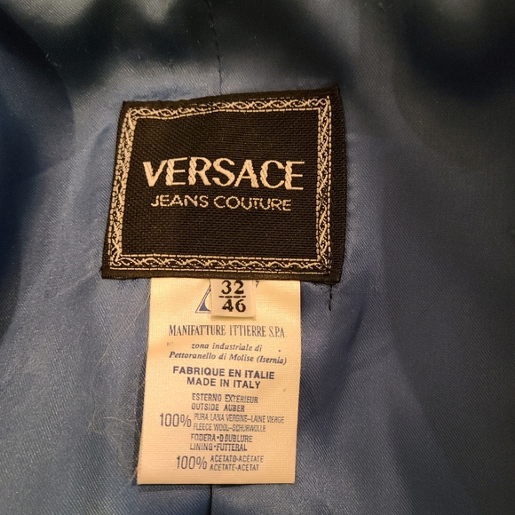 VERSACE JEANS COUTURE BLAZER SIZE 46 - Picture 7 of 9